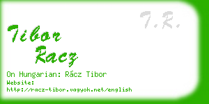 tibor racz business card